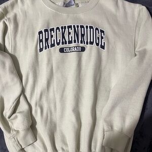Breckenridge Green Women's Crewneck Sweater